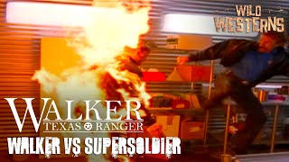 Walker Texas Ranger  Walker vs SuperSoldier ft Chuck Norris  Wild Westerns [upl. by Eniwtna]