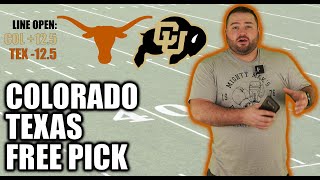 Colorado vs Texas Predictions  Free College Football Picks  Valero Alamo Bowl Sports Betting [upl. by Belamy]