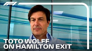 Toto Wolff On Lewis Hamiltons Mercedes Exit [upl. by Ahtanamas]