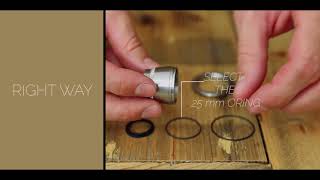 WayCap Tips  How to Place the Gaskets  Compatible Nespresso Capsules [upl. by Hafinah]