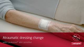 Leukomed Skin Sensitive Dressing Change [upl. by Eedahs]