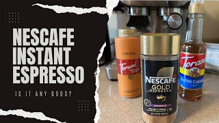 I Tried the Nescafé Gold Instant Espresso so you Don’t Have To [upl. by Erialc]