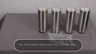 Installing Cylinder Legs on an ILVE Nostalgie Range [upl. by Annaik737]