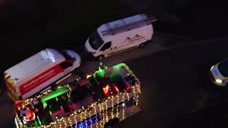 Santa on Wheels  Thornaby on tees DJI mini 2 [upl. by Marnia]