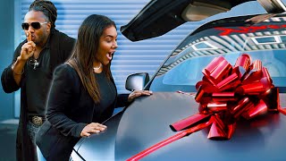 Bodybuilder Ulisses Surprises Wife with Wrapped Tesla for 21st Anniversary [upl. by Gurevich826]