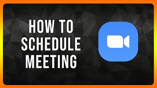 How to Schedule a Zoom Meeting in 2024 [upl. by Yrrac]