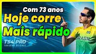 COM 73 ANOS ELE ESTÁ CORRENDO MAIS RÁPIDO [upl. by Nalniuq]