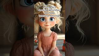 A daughter’s shocking declaration Dad today boyfriend tomorrow aianimationaianimationshorts [upl. by Annaiel774]