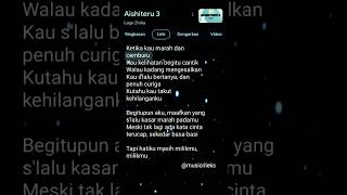 lirik lagu aishiteru 3 karya zivilia lirik lagu liriklagu [upl. by Nuawaj198]