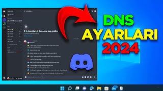 DNS Ayarları Değiştirme 2024  Discord Açılmıyor Dns Ayarları İle Vpnsiz Discorda Girme  Windows 10 [upl. by Lara]