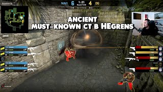 STRONG ANCIENT GRENADES HE Tutorial for CT Defence csgo csgonades [upl. by Dlonyar]