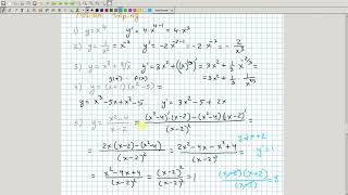 Hosilani hisoblashga mashqlar Algebra 11sinf 8dars [upl. by Portugal]