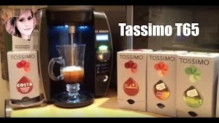 Tassimo T65 Coffee Machine Review  How to Use  Great Tasting Coffee  Cappuccino [upl. by Reimer]