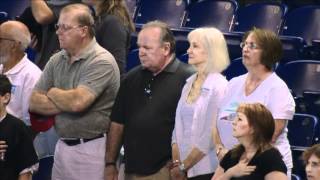 Marlins National Anthem  Dr Ora Strickland  FIU 5122012 [upl. by Irita]