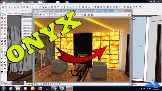 Best way to make Glowing ONYX effect in Sketchup Vray [upl. by Yrrak519]