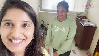 పాప కళ్ళల్లో ఆనందం కోసం Surprise Gifts  Cake  Vlog  Meghana Lokesh [upl. by Lissa]