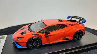 LOOKSMART 143 LAMBORGHINI HURACAN STO ARANCIO XANTO [upl. by Aicenad]