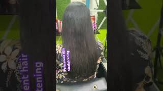 Permanent hair straightening hairstylesstraightening hair ytshortsvideo [upl. by Enyleuqcaj]