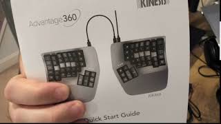 Kinesis Advantage 360 unboxing and first impressions [upl. by Ativel]