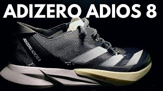 Adidas Adizero Adios 8  First impressions vs Adios 7 [upl. by Assetnoc]