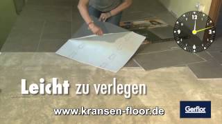 Gerflor CARACTERE selbstklebende mineralische Verbundfliesen  kransenfloorde [upl. by Erny223]