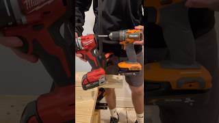 Milwaukee Compact Vs Ridgid Subcompact Drills ridgid milwaukee tools diy [upl. by Adieno]