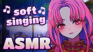 【ASMR】Singing you to sleep  soft rain sounds 😴 ♡  ASMR for instant relaxation [upl. by Florian]