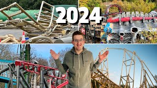 Top 6 NEW Rides Opening At UK Theme Parks In 2024 [upl. by Artenal]