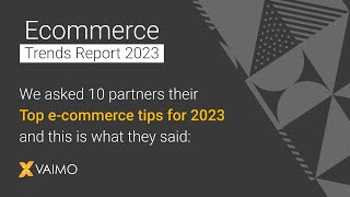 Ecommerce Trends Report 2023 Predictions from ecommerce industry experts [upl. by Aloap490]