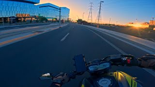 Putzing around Downtown  MT07 IXIL POV 4K [upl. by Argyres322]