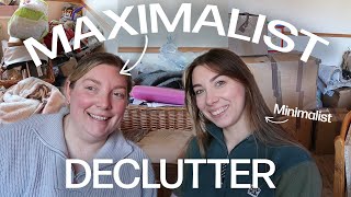 Extreme Declutter for a Maximalist   Becoming a minimalist Ep 13 [upl. by Outhe]