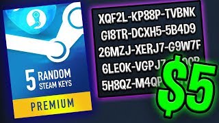 I bought 5 random PREMIUM Steam Keys for 5 This is what I got [upl. by Amanda]