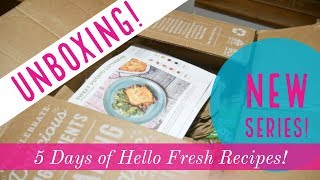 5 Days of Hello Fresh Recipes  Intro and Unboxing [upl. by Macnamara410]