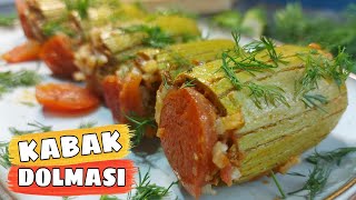 KABAK DOLMASI TARİFİ 🔊 NASIL YAPILIR ✔️STUFFED ZUCCHINI 😄 EVDE KOLAY ENFES 💯 MÜKEMMEL BİR LEZZET [upl. by Annitsirhc]