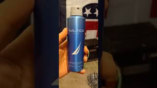 Nautica Blue Deodorizing Body Spray from Nautica and I ordered it from Amazon nautica amazon [upl. by Westfall]