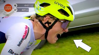 Is THIS the best Pain Face in Pro Cycling Critérium du Dauphiné 2023 Stage 6 [upl. by Nosnor]