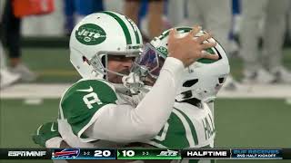 AARON RODGERS HAIL MARY TO ALLEN LAZARD  New York Jets vs Buffalo Bills  NFL 2024 [upl. by Ardnnek704]