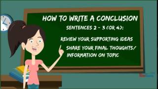 How to write a Conclusion [upl. by Zakarias]