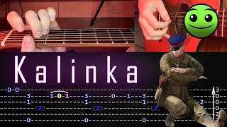 How to play Kalinka Guitar Tutorial TABS Fingerstyle [upl. by Aracot]