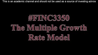 The Multiple Growth Rate Model [upl. by Nash352]