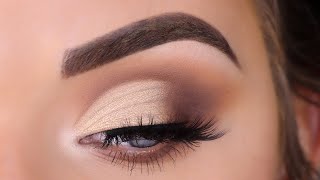 Half Cut Crease Eyeshadow Tutorial for Beginners  ABH Soft Glam Palette [upl. by Weisbrodt]