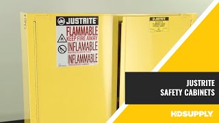 Safety Cabinets SelfClose vs Manual Close  HD Supply [upl. by Jaan724]