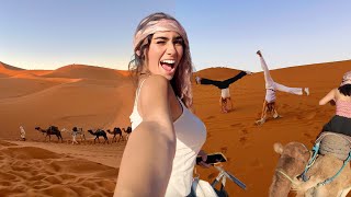 24 HOURS IN THE SAHARA DESERT MOROCCO [upl. by Olmsted913]