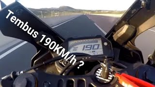 TES TOP SPEED Motor 250CC CBR250RR vs ZX25R vs YZF R25 vs GSX 250R vs KTM RC 250 2020 [upl. by Briny]