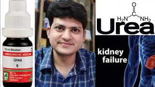 Homeopathic Medicine Urea  increased urea and creatinine in blood  edema in body  kidney failure [upl. by Arinay]