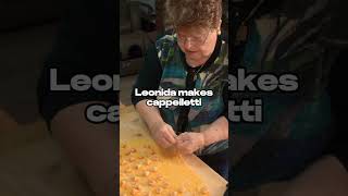 Nonna Leonida makes Cappelletti pasta freshpasta nonna [upl. by Abisia]