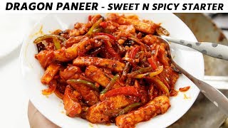 Dragon Paneer  TASTIEST Chinese Starter Like Chilli Paneer Recipes  CookingShooking [upl. by Rothmuller]