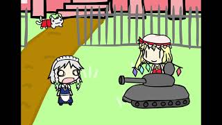 TouhouWalfas Flandre bought a tank [upl. by Gnilrac]