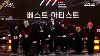 ENG SUB 210212 ENHYPEN SPEECH “BEST ARTIST” 2ND AWARD  ASIA ARTIST AWARDS AAA 2021 [upl. by Alanah754]