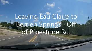 Driving To Down Town Berrien Springs MI Summer Drive [upl. by Py]